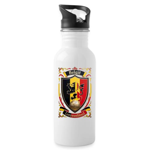 Belgium Lion Crest T-Shirt, Belgian Flag Gift - 20 oz Water Bottle