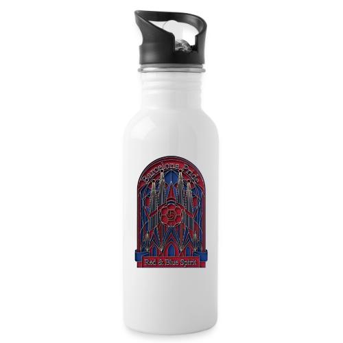 Barcelona Scarlet Pride T Shirt, Vibrant City Gift - 20 oz Water Bottle