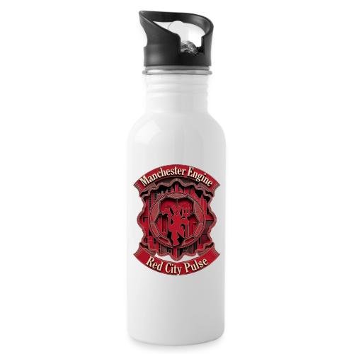 Red Manchester T Shirt, Red Soccer City Pride Gift - 20 oz Water Bottle