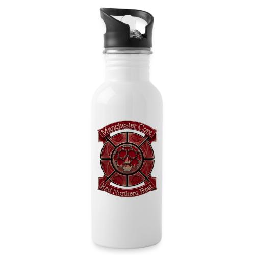 Manchester Is Red T Shirt, Soccer City Pride Gift - 20 oz Water Bottle