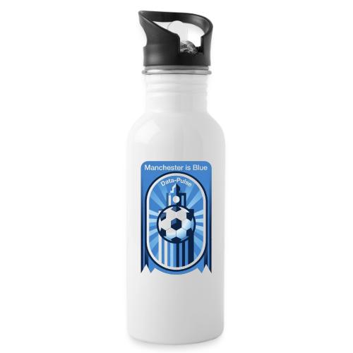 Manchester is Blue Soccer City T Shirt, Apparel - 20 oz Water Bottle