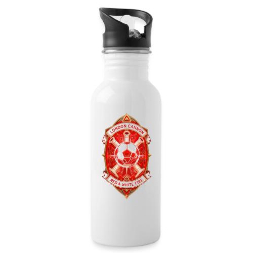 Red London Cannon T Shirt,Football City Pride Gift - 20 oz Water Bottle