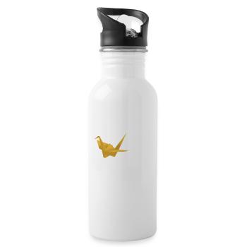 Origami Gift - 20 oz Water Bottle - white - Right
