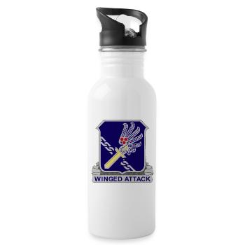 Army 188th Infantry Regiment DUI wo Txt X 300 - 20 oz Water Bottle - white - Right