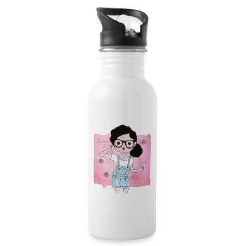 GIRL - 20 oz Water Bottle - white - Right
