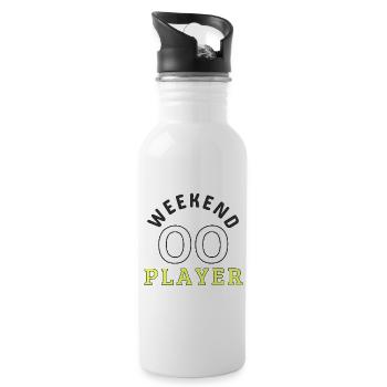 Weekend Player - 20 oz Water Bottle - white - Right