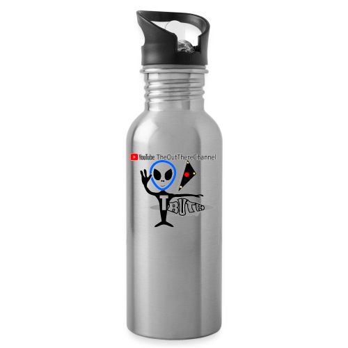 NewOTLogo BigTRANS with Mr Grey Logo Back - Water Bottle