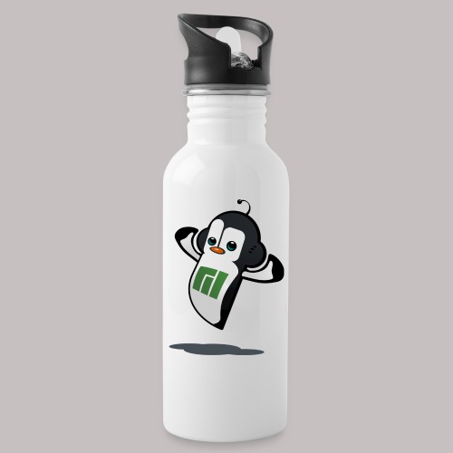 Manjaro Mascot strong left - Water Bottle
