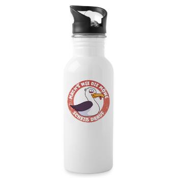Mach's Wie Die Seagull Scheiß Drauf - 20 oz Water Bottle - white - Right