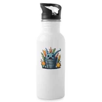 Monsters in a bucket - 20 oz Water Bottle - white - Right