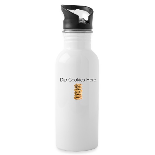 Dip Cookies Here mug - 20 oz Water Bottle