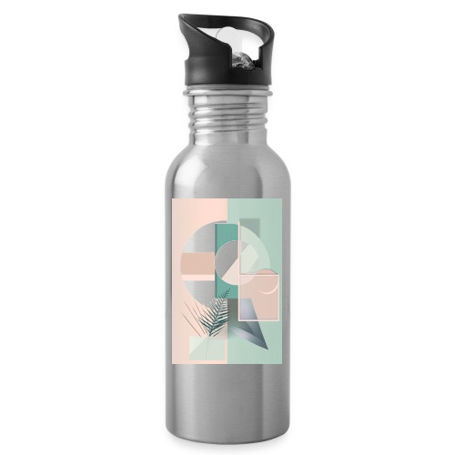 Abstract Tropical Garden - Water Bottle