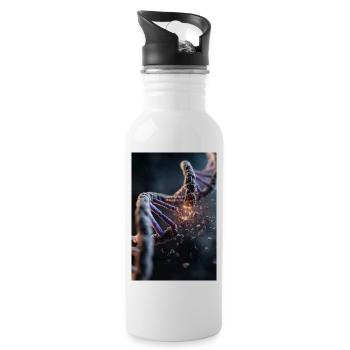 DNA Breakdown Explosion - 20 oz Water Bottle - white - Right