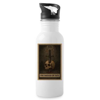 Dagger of Fate Tarot Design - 20 oz Water Bottle - white - Right