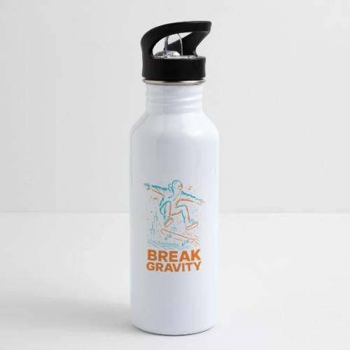 Break Gravity Skateboard Trick - 20 oz Water Bottle