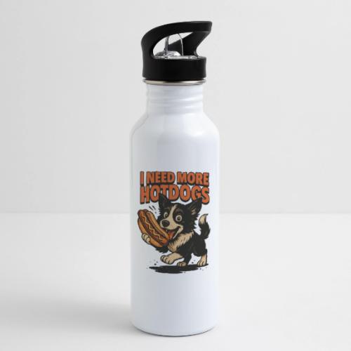 Funny Dog Hotdog Lover T-Shirt - 20 oz Water Bottle