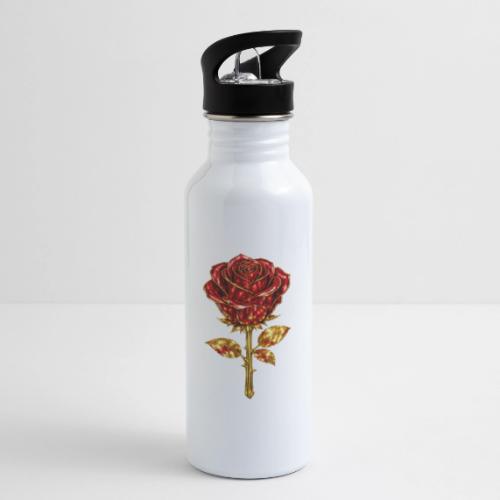Golden Rose - 20 oz Water Bottle