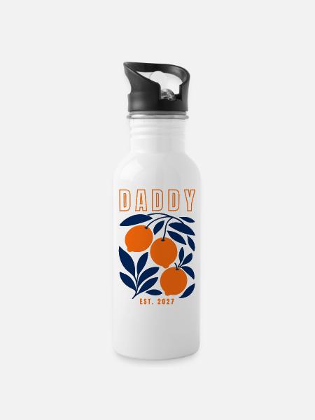 Daddy 2027 - 20 oz Water Bottle - white
