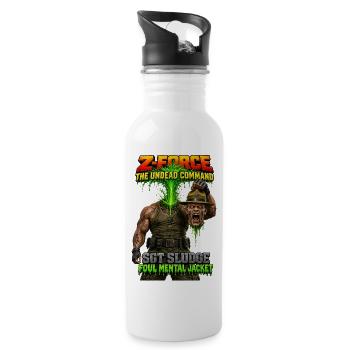 Z-FORCE: SGT SLUDGE - 20 oz Water Bottle - white - Right