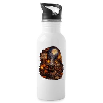 Moonlit Camp Cozy Mug - 20 oz Water Bottle - white - Right