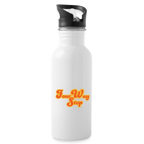 Four Way Stop Logo - Water Bottle