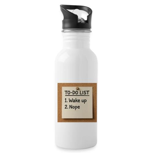 Humorous To Do List - 20 oz Water Bottle