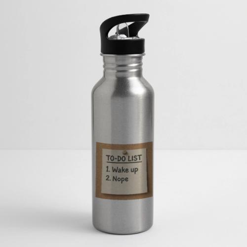 Humorous To Do List - 20 oz Water Bottle