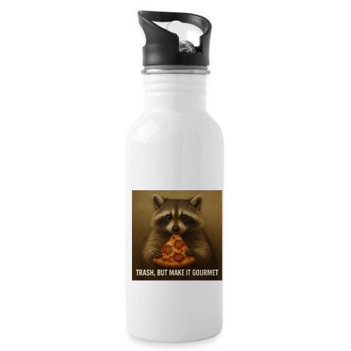 Gourmet Pizza Raccoon - 20 oz Water Bottle