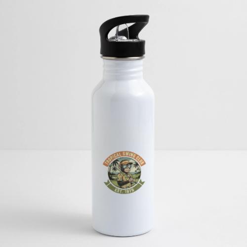 Retro Monkey Golf Tee 70s Vintage Style Gift - 20 oz Water Bottle