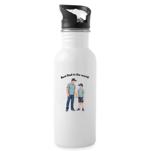 Best Dad in the world - 20 oz Water Bottle