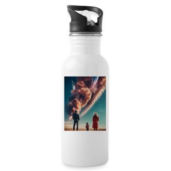 Infinity mind - 20 oz Water Bottle - white - Right