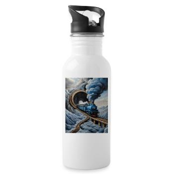 Infinity mind - 20 oz Water Bottle - white - Right