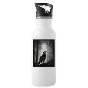 Infinity mind - 20 oz Water Bottle - white - Right