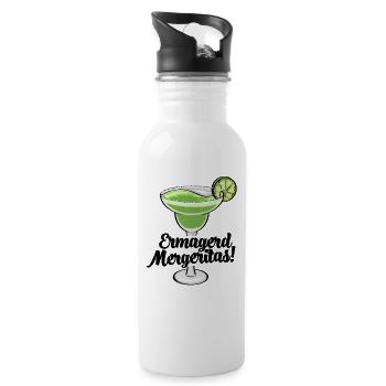 Ermagerd Margarita - 20 oz Water Bottle - white - Right