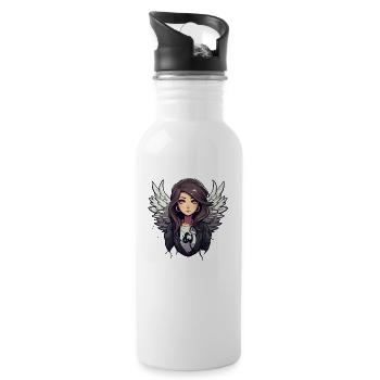 Angel Girl - 20 oz Water Bottle - white - Right