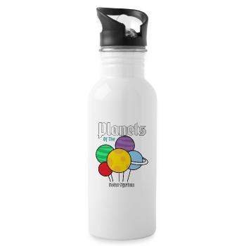 Planets of the solac system | Planet Collection - 20 oz Water Bottle - white - Right