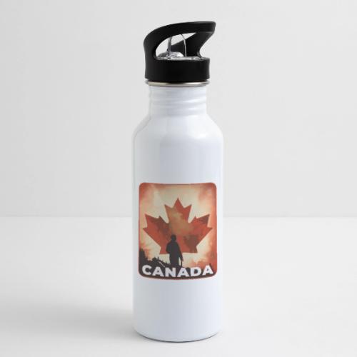 Canada Stands Tall - 20 oz Water Bottle