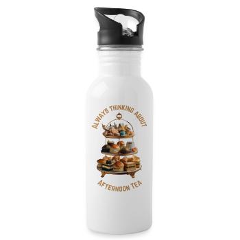 Afternoon-Tea- - 20 oz Water Bottle - white - Right