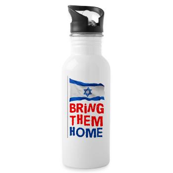 Bring Them Home - 20 oz Water Bottle - white - Right