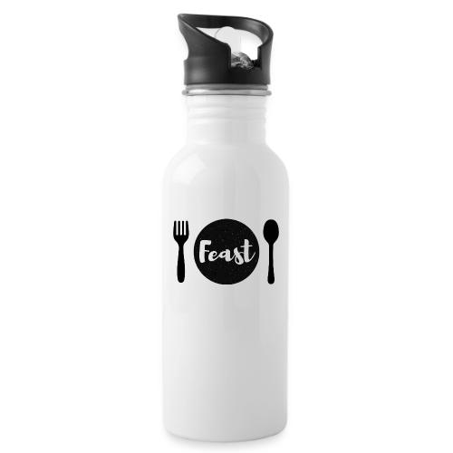 Feast logo - 20 oz Water Bottle