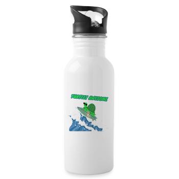 Turtley Awesome, Totally Awesome - 20 oz Water Bottle - white - Right
