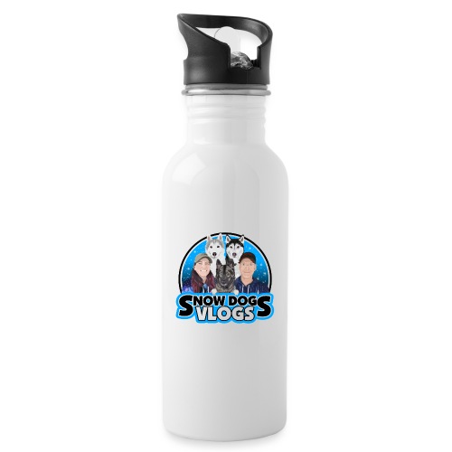 Snow Dogs Vlogs Family Logo - Water Bottle
