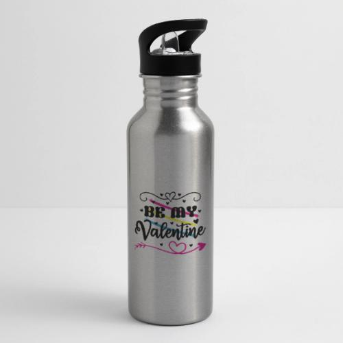 Be My Valentine - Colourful - 20 oz Water Bottle