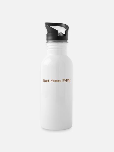 Best Mommy! - 20 oz Water Bottle - white