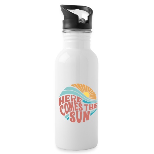 Here Comes The Sun - 20 oz Water Bottle