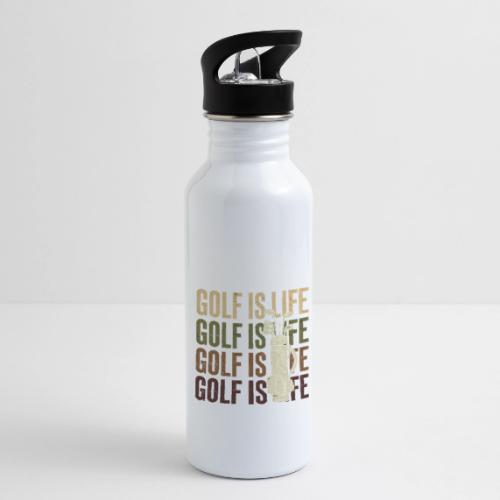 Golf Is Life - Vintage Golf Tee - 20 oz Water Bottle