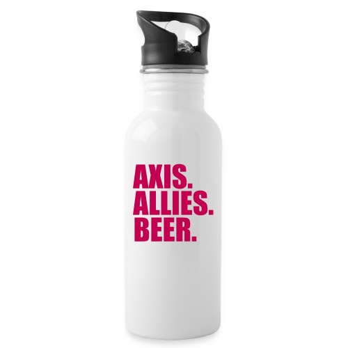 Axis. Allies. Beer. Axis & Allies - 20 oz Water Bottle