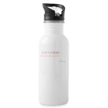 AWWOOO - 20 oz Water Bottle - white - Right