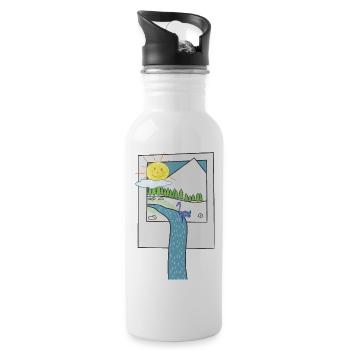 Village river - 20 oz Water Bottle - white - Right