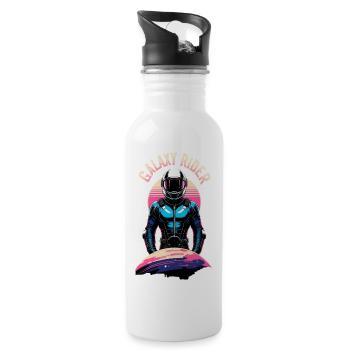 Galaxy Rider - 20 oz Water Bottle - white - Right